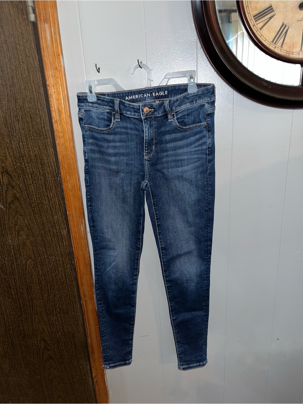 American Eagle Next Level Stretch Dark Wash Skinny Jeans | Size 4 woman’s